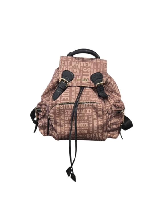 Steve Madden Handbags - Steve Madden Peach Monogram Backpack